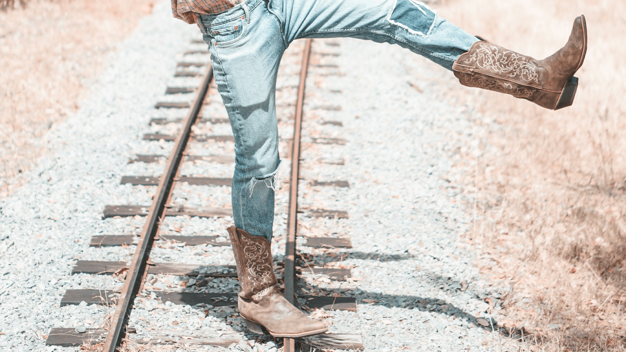 what wearing cowboy boots say about a man